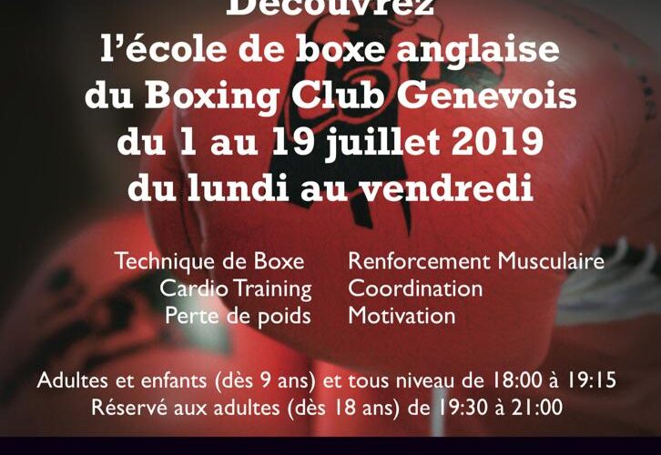 Venez essayer la Boxe Anglaise !